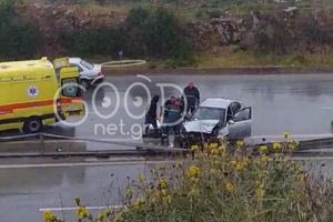 Ρέθυμνο: Εκτός κινδύνου oι δύο τραυματίες μετά το σοβαρό τροχαίο στον ΒΟΑΚ