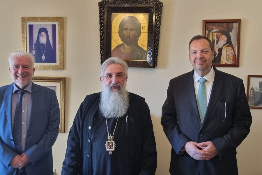 Μια συνάντηση στην Αρχιεπισκοπή Κρήτης που αποτύπωσε μια σημαντική συνεργασία