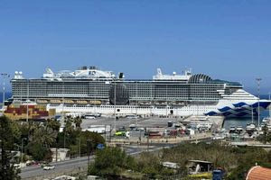 Το λιμάνι του Ηρακλείου ανεβαίνει επίπεδο στην κρουαζιέρα – Παρθενική προσέγγιση του Sun Princess