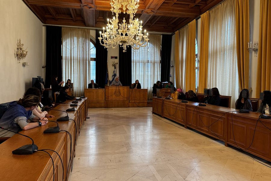 Mαθητές από τη Μασσαλία επισκέφτηκαν τη Λότζια