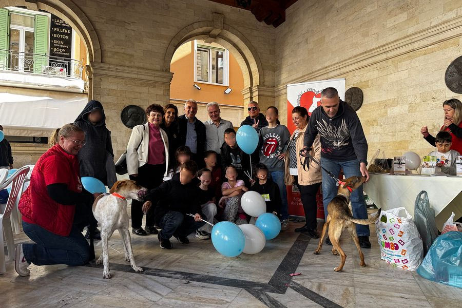 Μικροί και μεγάλοι στο αίθριο της Λότζια για την Παγκόσμια Ημέρα Αδέσποτων Ζώων