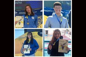 Δελφίνια: Αξιώτη, Σφακιανάκης, Βούρτση και Ταμπακάκη στο βάθρο των αγώνων “Τσέτσο Γκολομέεβ”