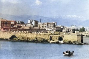 Όψη του λιμανιού του Ηρακλείου το 1927