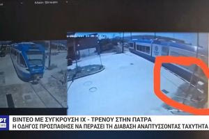 Πάτρα: Βίντεο ντοκουμέντο με τη σύγκρουση ΙΧ – τρένου