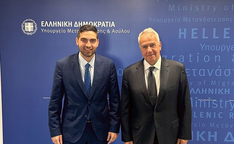 Κεφαλογιάννης: Η αύξηση των μεταναστευτικών ροών στο επίκεντρο της συνάντησης με τον Μάκη Βορίδη