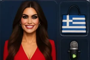 Viral η action figure της Κίμπερλι Γκίλφοϊλ με το τσαντάκι με την ελληνική σημαία