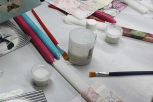 Εργαστήρι κατασκευής πασχαλινής λαμπάδας στο Καστέλλι