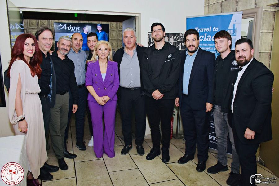 Ο Μιχάλης Μπούσης στην Παγκρήτια Ένωση Αττικής