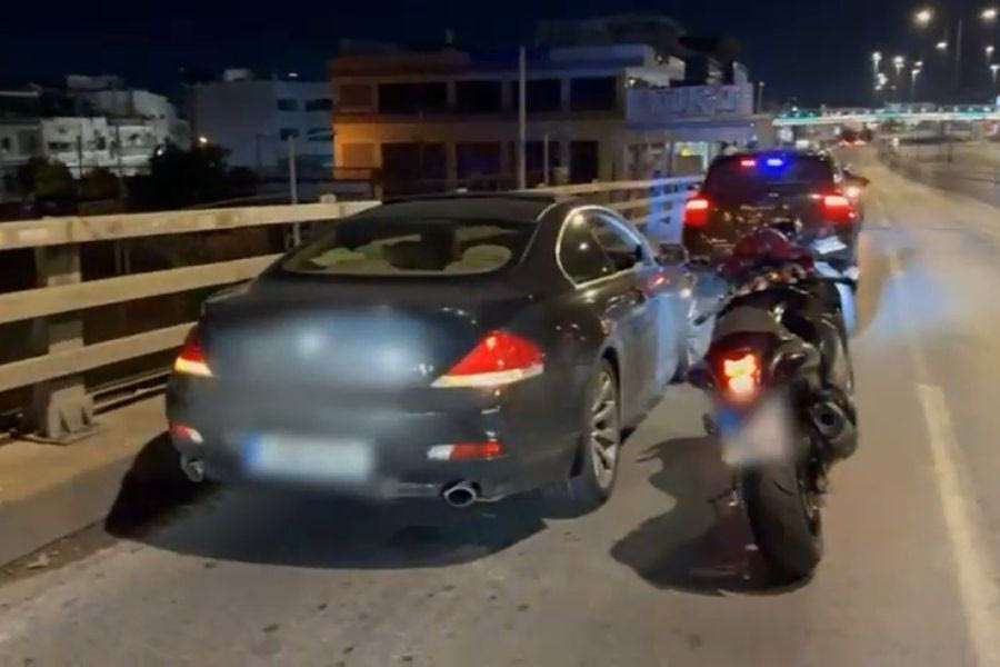 Οδηγός συνελήφθη γιατί οδηγούσε μεθυσμένος με 206 χλμ/ώρα στη Λεωφόρο Συγγρού