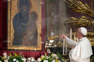 Η αγαπημένη εικόνα της Παναγίας του Πάπα Φραγκίσκου που μεταφέρθηκε στη Ρώμη από την Κρήτη