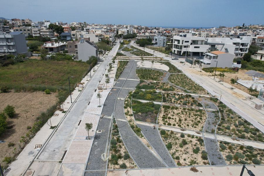 Πάρκο Ερυθραίας: Παίρνει μορφή ο μεγάλος πνεύμονας πρασίνου και αναψυχής