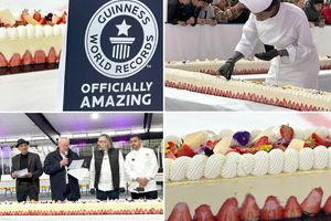 Γαλλία: Ζαχαροπλαστείο μπήκε στο βιβλίο με τα ρεκόρ Γκίνες για τη μεγαλύτερη τούρτα