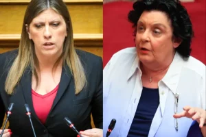 Καβγάς Κωνσταντοπούλου – Κανέλλη: «Η πρόεδρος της Πλεύσης αντί για 5 μίλησε 27 λεπτά»