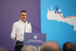 Χρίστος Δήμας: Ιστορική ημέρα η υπογραφή της σύμβασης παραχώρησης για το τμήμα Χανιά – Ηράκλειο του Β.Ο.Α.Κ.