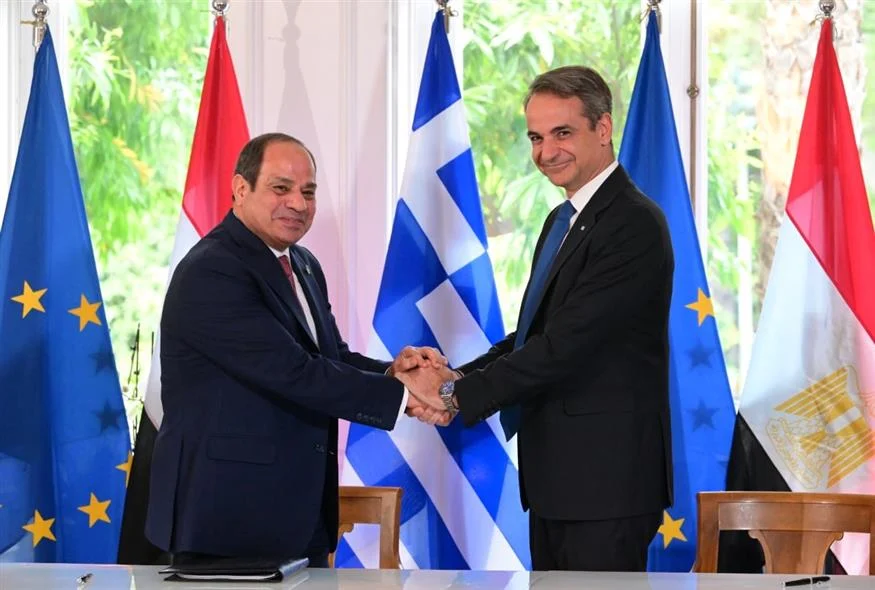 Συνάντηση Μητσοτάκη-Αλ Σίσι: Υπογράψαμε διακήρυξη για τη στρατηγική εταιρική συνεργασία Ελλάδας-Αιγύπτου