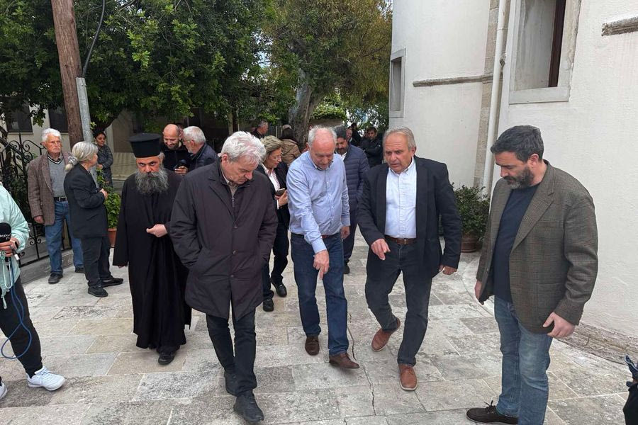 Το γεωλογικό φαινόμενο των Βουτών στο επίκεντρο της εβδομαδιαίας ανασκόπησης του δημάρχου Ηρακλείου