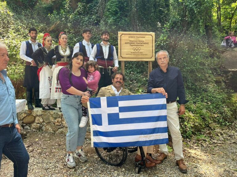Χανιά: Τίμησε τον Χανιώτη παραολυμπιονίκη Αντώνη Τσαπατάκη ο Δήμος Πλατανιά