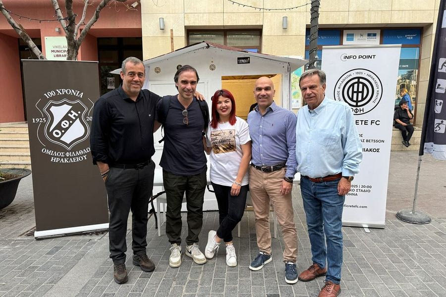 Κιόσκια του ΟΦΗ σε κεντρικά σημεία του Ηρακλείου