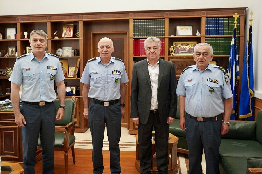 Συνάντηση του Περιφερειάρχη Κρήτης με τον Γενικό Επιθεωρητή Αστυνομίας Νοτίου Ελλάδας