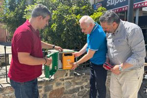 Τοποθέτηση αυτόματων εξωτερικών απινιδωτών στον Δήμο Βιάννου