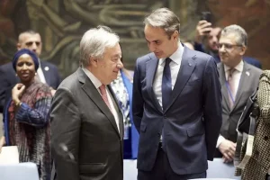 Μητσοτάκης σε Γκουτιέρες: Αναγκαία η προστασία των αμάχων στη Γάζα