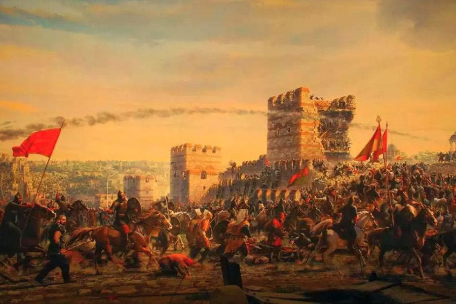 Άλωση της Κωνσταντινούπολης: Η πορεία ως την τελική πτώση της Πόλης