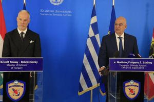 Δένδιας σε υπουργό Άμυνας της Ουγγαρίας: «Η Ευρώπη να προετοιμαστεί για την αντιμετώπιση απειλών»