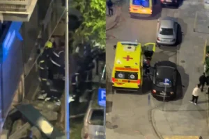 Θεσσαλονίκη: Βίντεο λίγα λεπτά μετά την έκρηξη κοντά σε τράπεζα