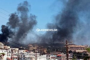Υπό έλεγχο τέθηκε η φωτιά σε ξενοδοχείο στην Αγία Πελαγία