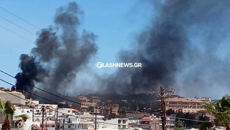 Υπό έλεγχο τέθηκε η φωτιά σε ξενοδοχείο στην Αγία Πελαγία