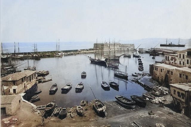 Το λιμάνι του Ηρακλείου το 1900