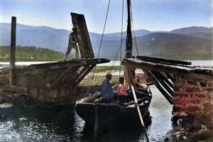 Γέφυρα της εποχής στην Ελούντα το 1918