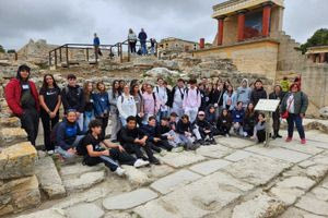 Μαθητές από τη Γαλλία βρέθηκαν στην Κνωσό