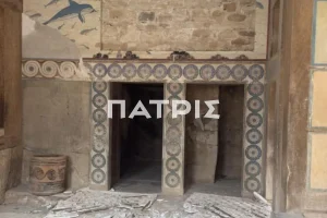 Λίνα Μενδώνη για την τοιχογραφία στην Κνωσό: «Ήταν αντίγραφο, επλήγη από ανεμοστρόβιλο»