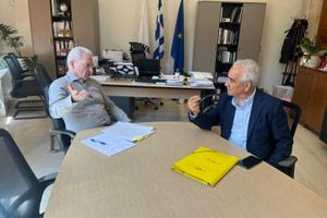 Τα έργα του ΒΟΑΚ στην «παράκαμψη»  Ηρακλείου στο επίκεντρο συνάντησης Καλοκαιρινού – Κουκιαδάκη