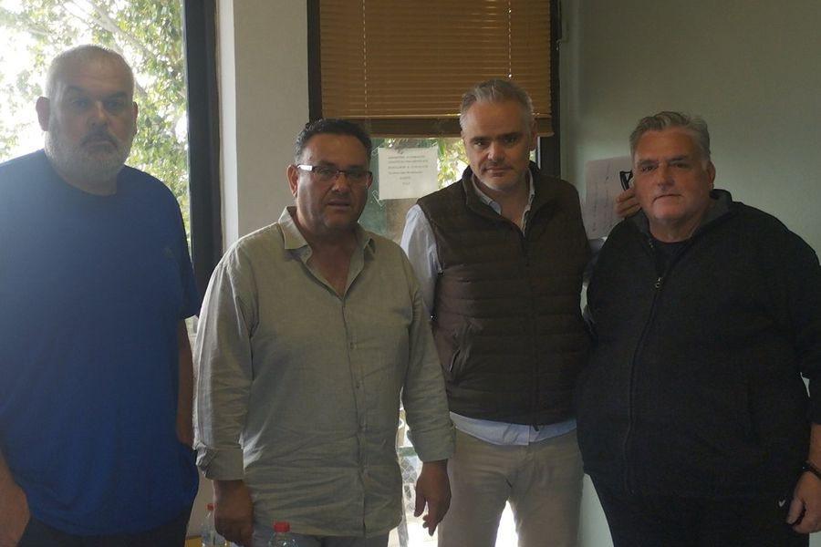 Περιοδεία κλιμακίου του ΚΚΕ στη Μάντρα Καθαριότητας του Δήμου Ηρακλείου