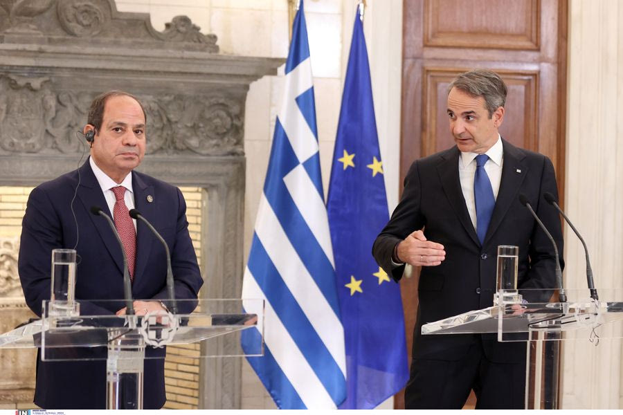 Tηλεφωνική επικοινωνία Μητσοτάκη – Σίσι για τη Μονή Σινά