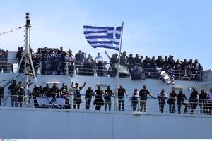 Έφτασαν οι φίλοι του ΟΦΗ στο Λαύριο (βίντεο και φωτογραφίες)