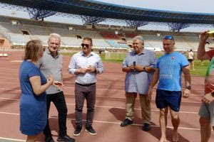 Στα έργα αναβάθμισης του Παγκρητίου Σταδίου ο Αλέξης Καλοκαιρινός