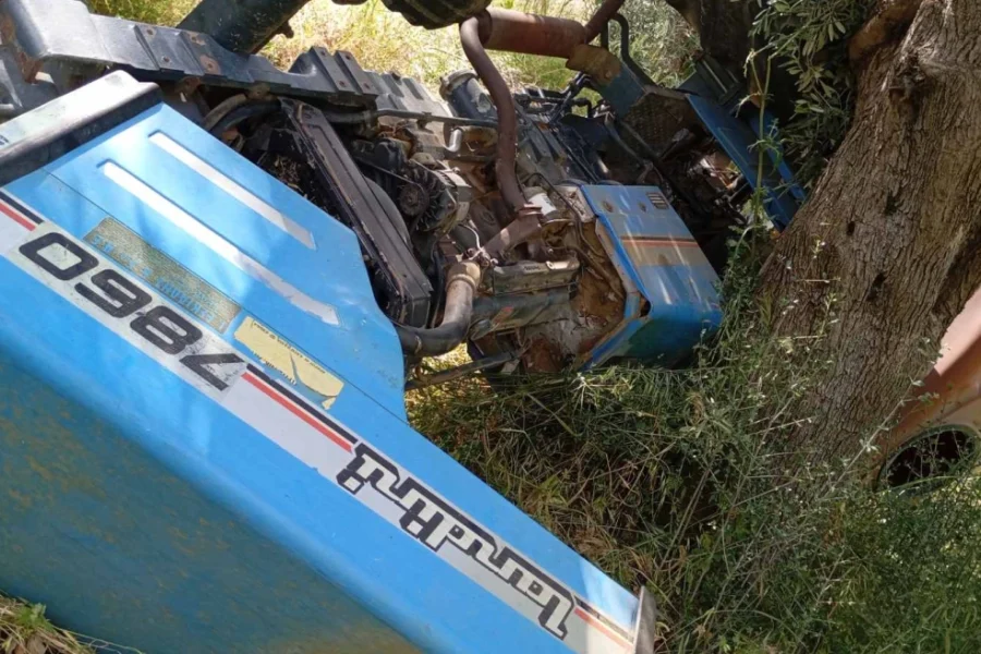 Νεκρός 67χρονος που καταπλακώθηκε από τρακτέρ στο Αγρίνιο