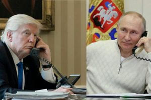 Σε εξέλιξη η τηλεφωνική επικοινωνία του Τραμπ με τον Πούτιν για την Ουκρανία