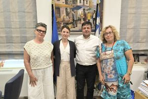 Συνάντηση Αντιπεριφερειάρχη Ηρακλείου με την Γαλλίδα μορφωτική ακόλουθο