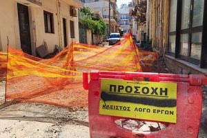 Ηράκλειο: Σε πλήρη ανάπτυξη το εργοτάξιο στην Αγία Τριάδα (φωτογραφίες)