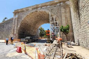 Τελευταίες εργασίες στη Χανιώπορτα – Αύριο δίνεται στην κυκλοφορία (φωτογραφίες)