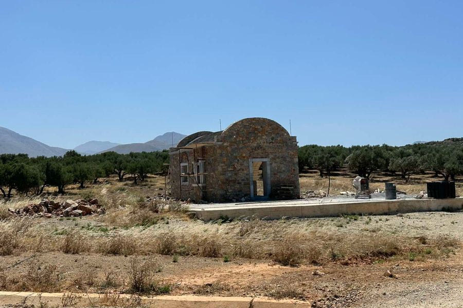 Καστέλλι: Ολοκληρώνονται οι εργασίες στην εκκλησία της Αγίας Παρασκευής