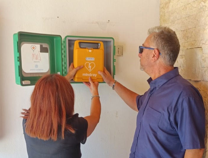 Δωρεά απινιδωτή στην Περιφέρεια Κρήτης στη μνήμη της Μαρίας Γκερούση