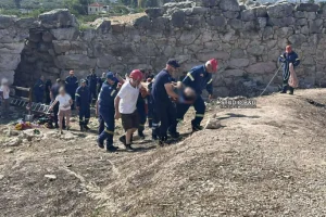 Αργολίδα: Επιχείρηση ανάσυρσης τουρίστα από πηγάδι στην Αρχαία Τίρυνθα