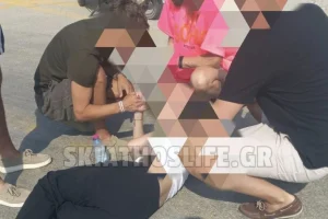 Σκιάθος: Τουρίστρια παρασύρθηκε από τα αέρια αεροπλάνου που απογειωνόταν (vid)