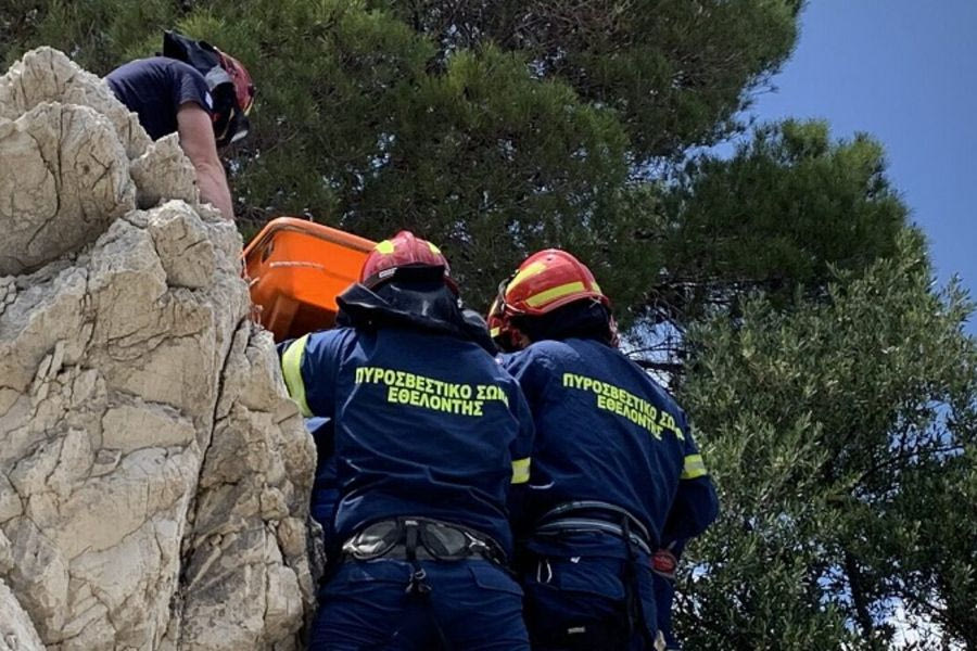 Χανιά: Επιχείρηση διάσωσης για τουρίστρια που τραυματίστηκε στο μονοπάτι Ε4