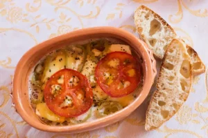Feta Bougiourdi: The Simplest and Tastiest Greek Appetizer